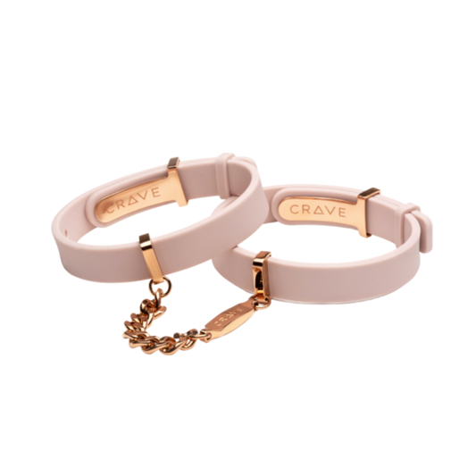 ID Cuffs-Pink/ Rose Gold