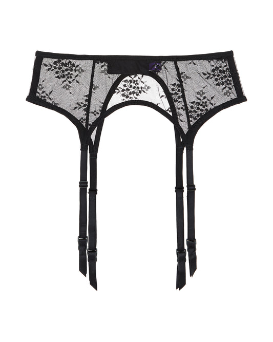 Romy Suspender Belt- Noir