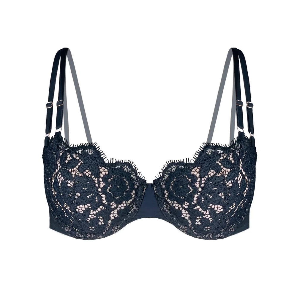 Frisson Balconette Bra Black