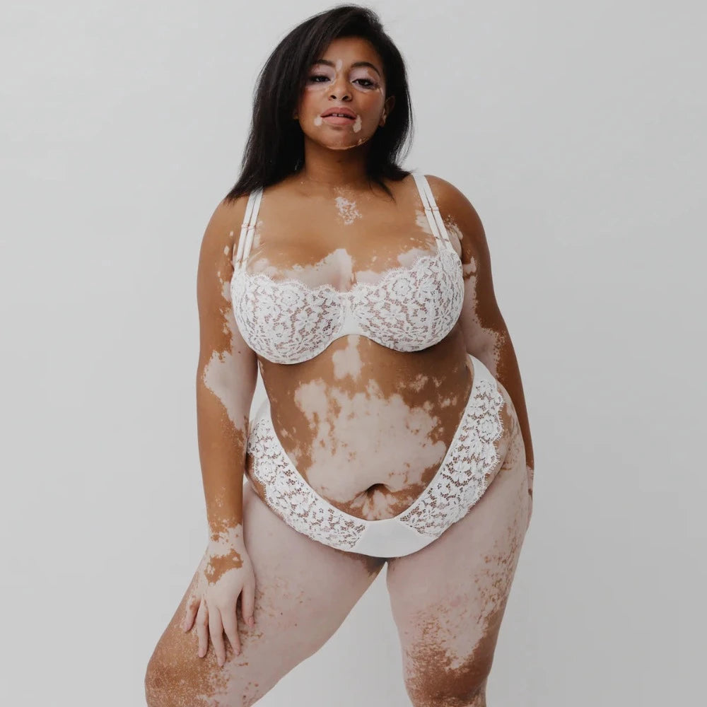 Frisson HI Leg Panty Crystal