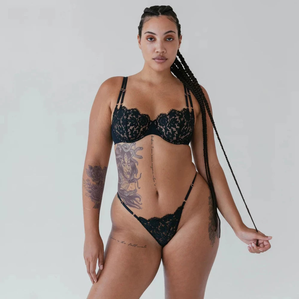Frisson Micro-G Thong Black