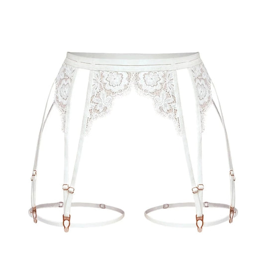 Frisson Lace Garter- Crystal